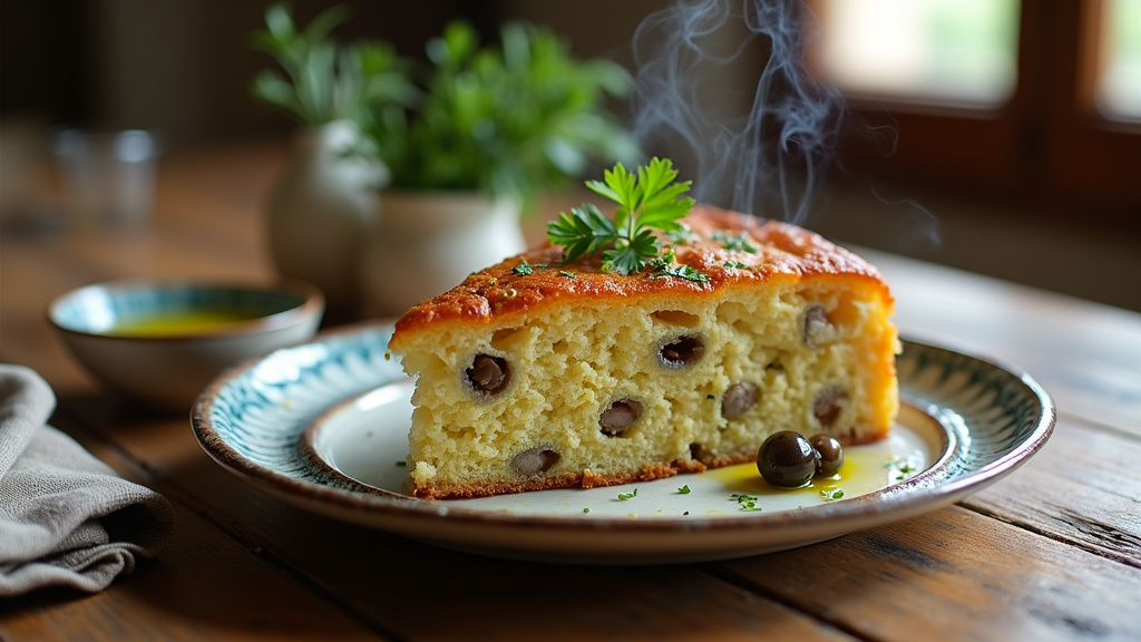 Préparation du cake aux olives et thon : mélange des ingrédients dans un saladier