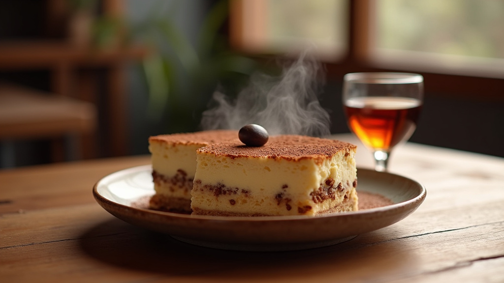 Panna cotta élégante avec coulis de fruits rouges