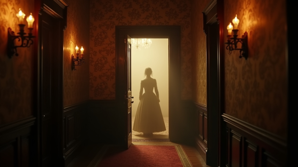 Scène intense de l'épisode 18 de la saison 5 de Ghosts avec Sam et Jay confrontés à des fantômes agités