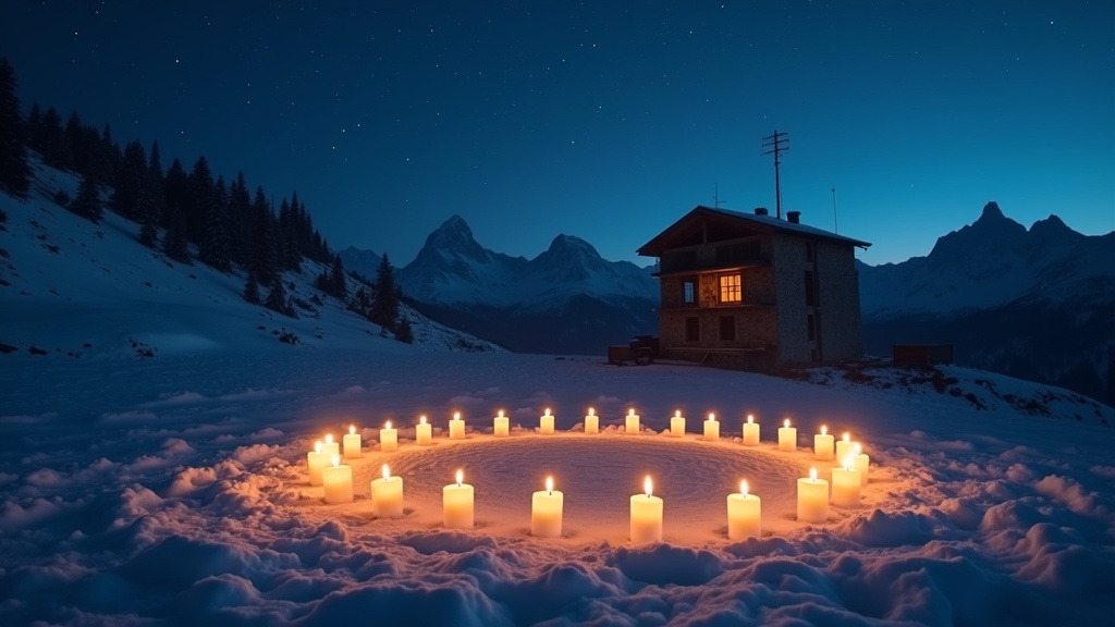 Mémorial installé à Crans-Montana en mémoire des victimes
