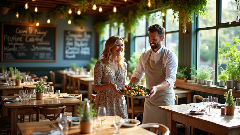 Cuisine ouverte de La Fabuleuse Cantine avec chef en action