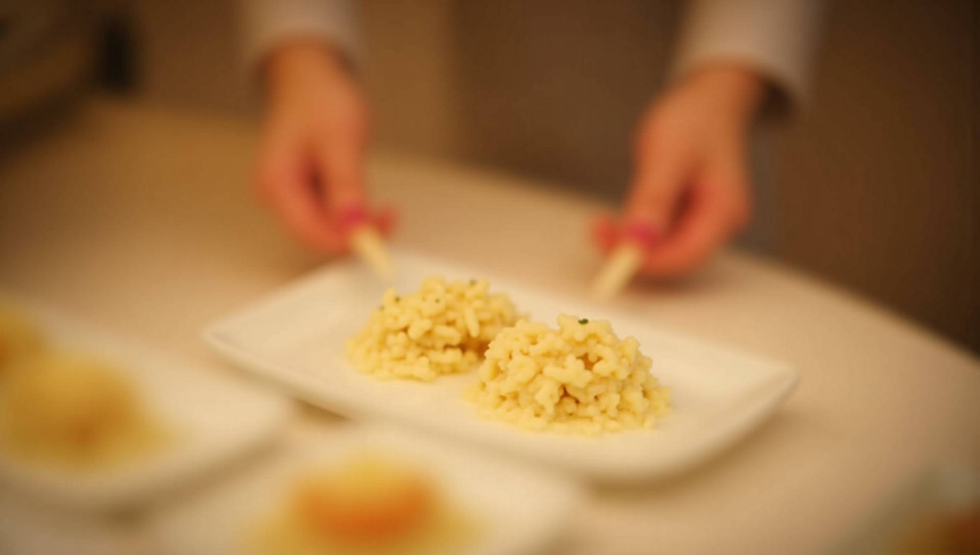 Service de restauration traiteur italien - table dressée pour un événement d'entreprise