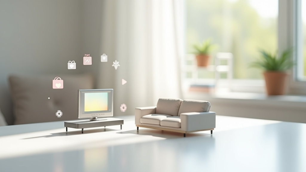 Interface utilisateur de l'application Nuvio sur un écran de télévision