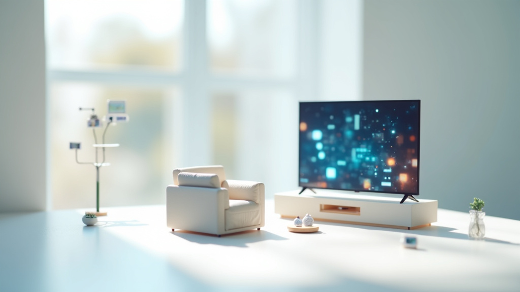 Interface moderne de streaming avec plusieurs applications ouvertes simultanément sur un écran