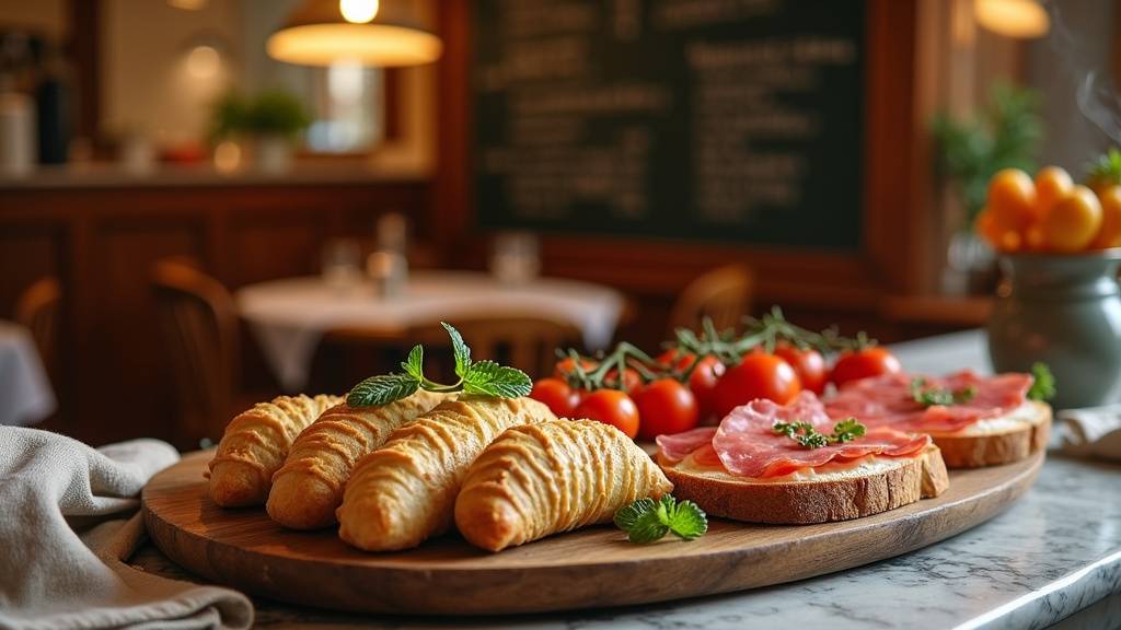 Famille autour d'une table italienne authentique