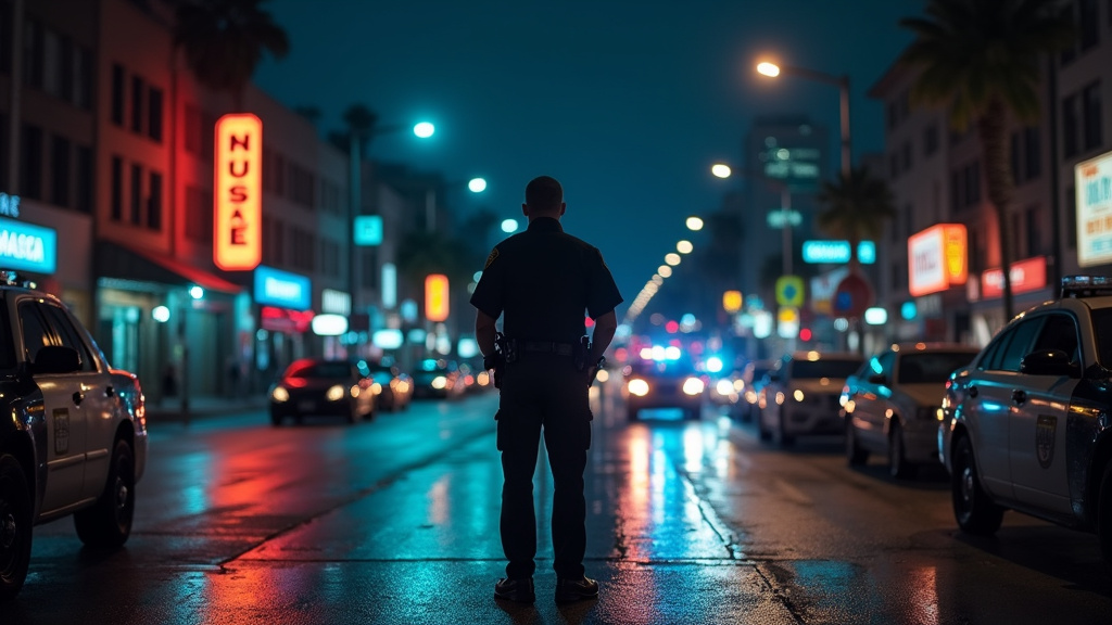 Affiche de l'épisode 9 de la saison 8 de The Rookie montrant les personnages principaux dans une scène tendue