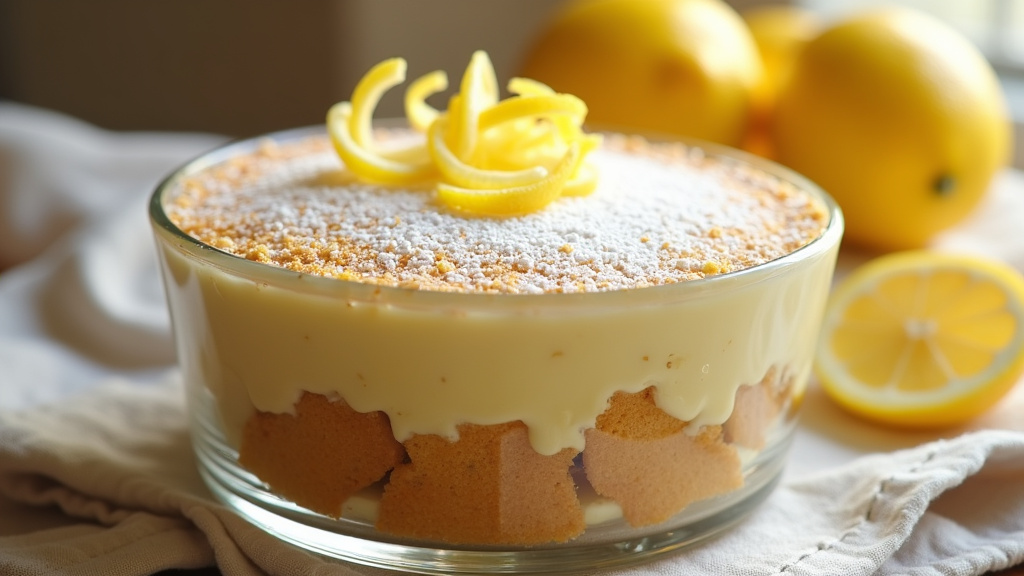 Ingrédients du tiramisu au citron : citrons, mascarpone, biscuits à la cuillère