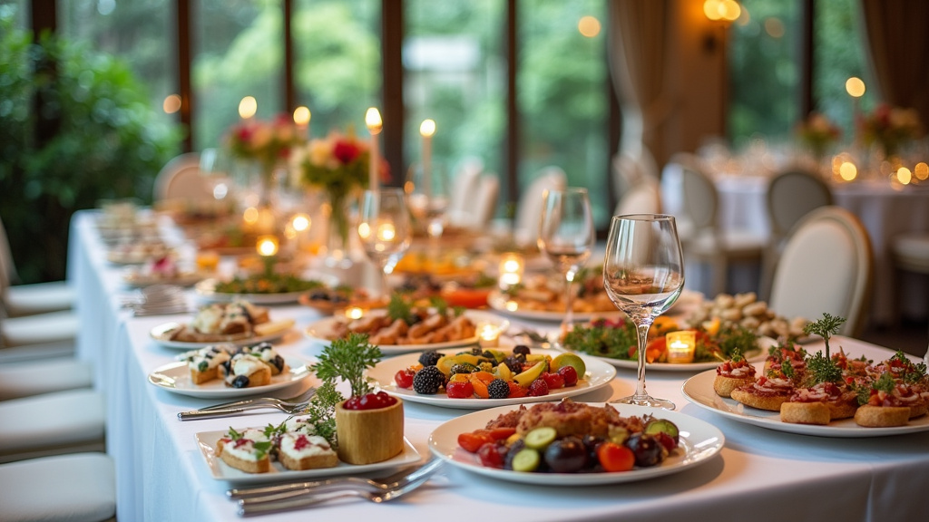 Catalogue U Traiteur 2026 avec présentation de plats pour événements et réceptions